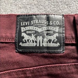 Levi maroon jeans